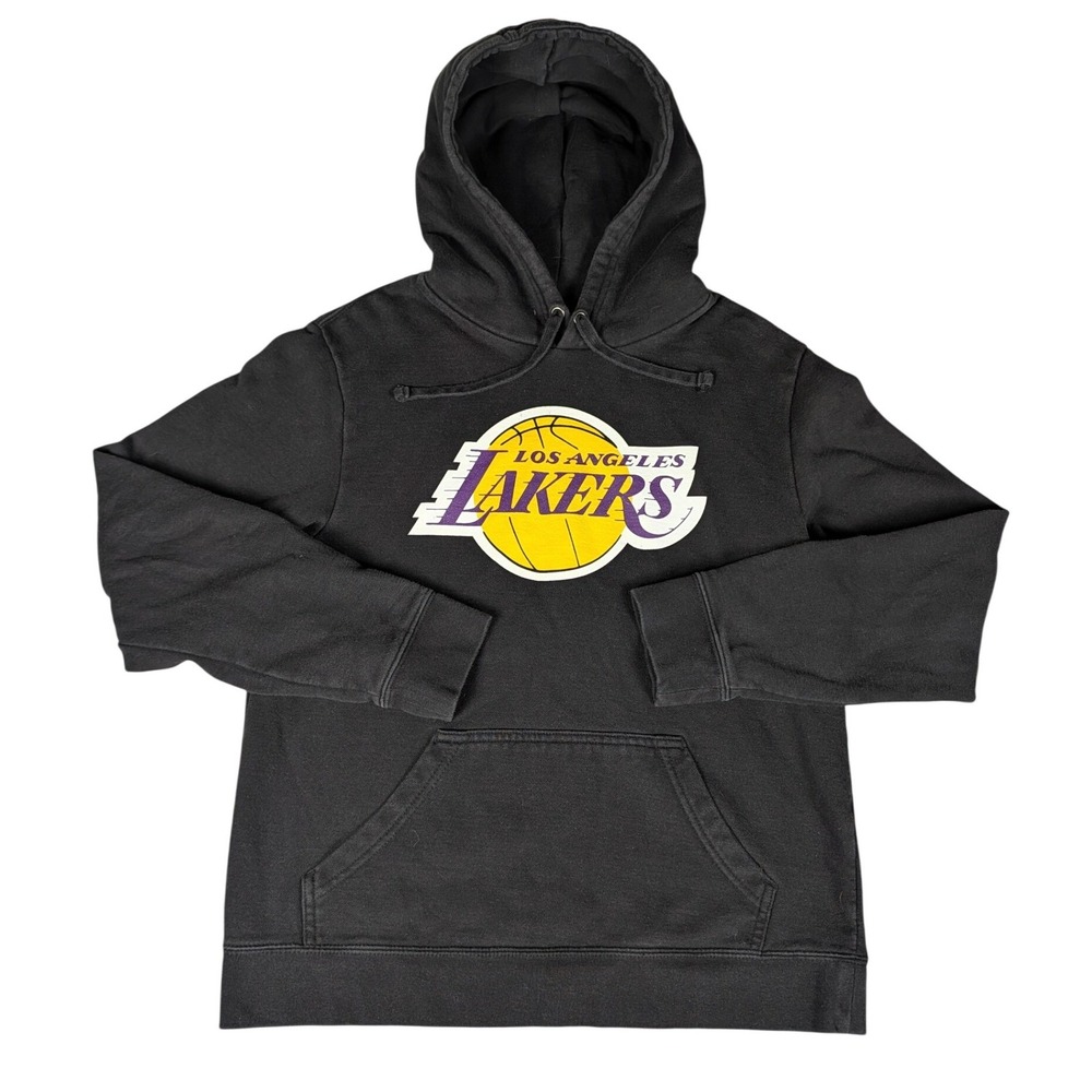 Fanatics Los Angeles Lakers Hoodie Mens M Black NBA Graphic Pullover